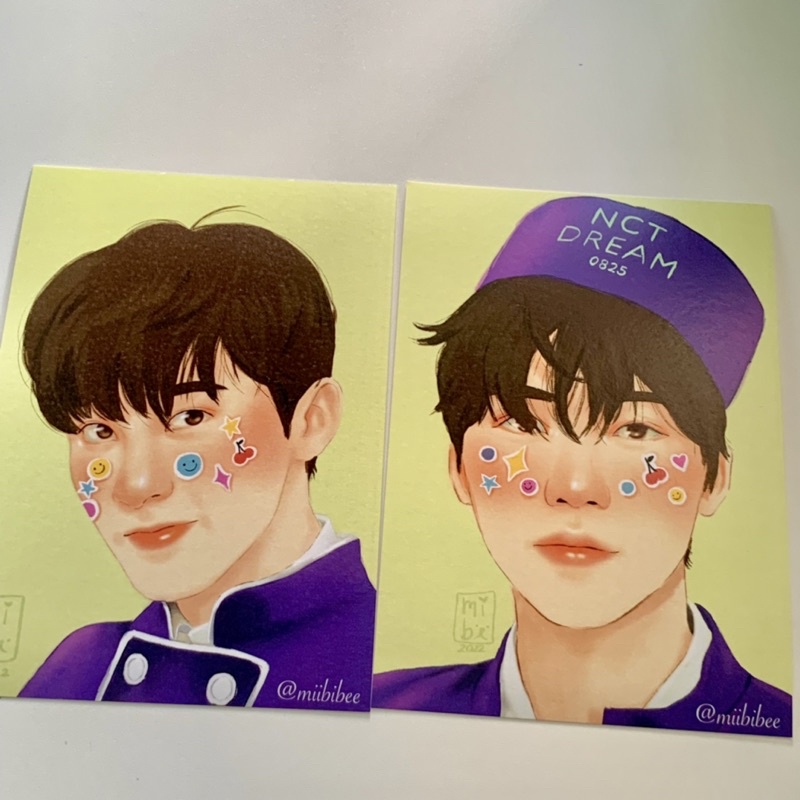 postcard Mark,Jaemin มาร์คลี แจมิน NCT dream