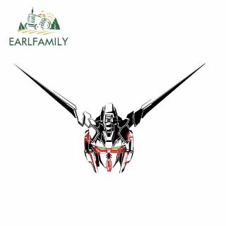 EARLFAMILY 13x12.2cm GUNDAM Car Sticker Polyethylene JDM Sunscreen Waterproof Car Door Protector Accessories Cartoon Oem