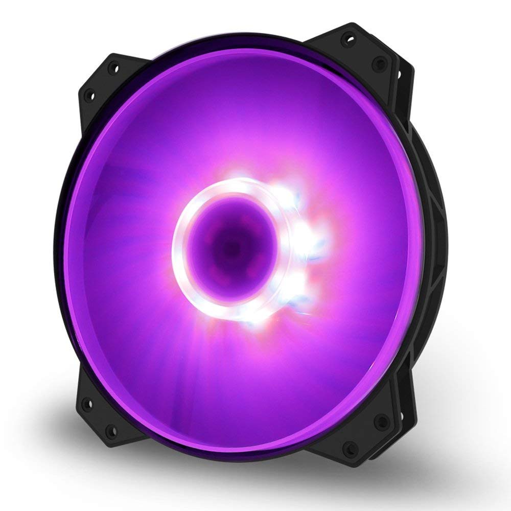 Cooler Master MasterFan MF200R RGB Case Fan 200mm  (R4-200R-08FC-R1)