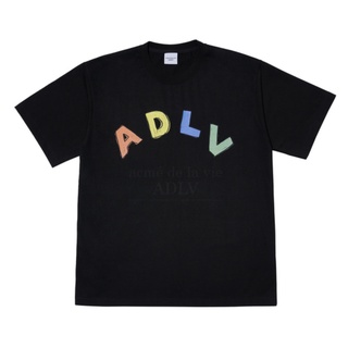 เสื้อยืดผ้าฝ้ายพิมพ์ลายแฟชั่น ADLV เสื้อ T-shirt ของแท้ 💯% พรีออเดอร์เกาหลี 🇰🇷