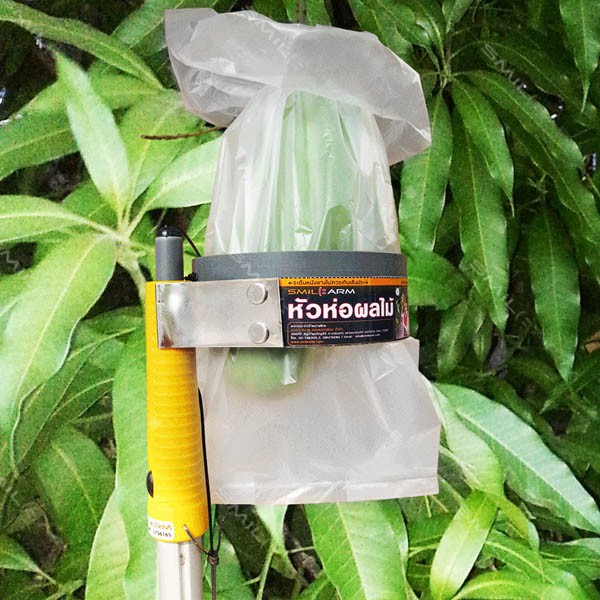 SmileArm® หัวห่อผลไม้ (ไม่รวมด้าม) ใช้ง่าย3ขั้นตอน ห่อกันแมลงกินผลไม้ ที่ห่อผลไม้  กันแมลง กันกระรอกกินผลไม้ - รูปที่ 4