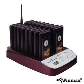 เครื่องเรียกคิวแบบไร้สาย 16 คิว Wireless Queuing System Winmax-P703