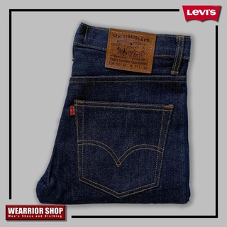 Levis® 501 ริมแดง ผ้าดิบ 16 Oz ทรงขากระบอก เป้ากระดุม