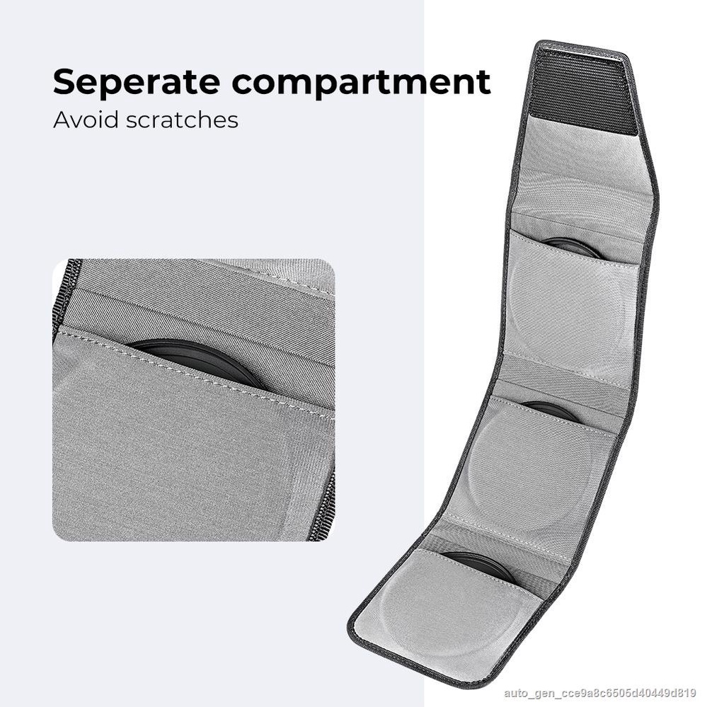 JJC Dustproof & Water-Resistant Lens Filter Pouch Case For 10 Circular - View #3