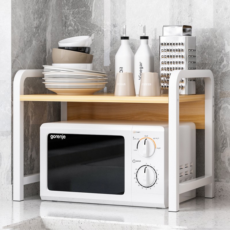 KUMALL สำหรับวางของคร่อมไมโครเวฟ Microwave racks ชั้นวางคร่อมไมโครเวฟ ชั้นวางของ ชั้นวางอเนกประสงค์ -8821 #3