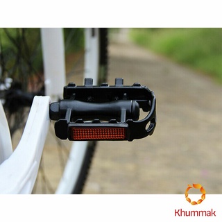 Khummak [A677] บันไดจักรยานอลูมิเนียม อุปกรณ์จักรยาน มี 2 สี สีเงิน และ สีดำ Bicycle pedals