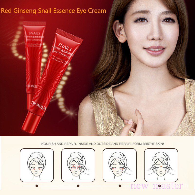 bioaqua snail red ginseng eye cream