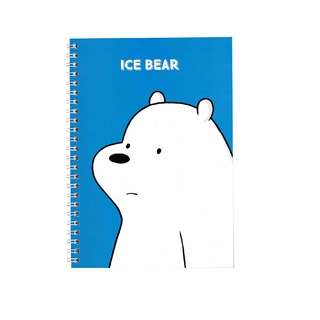 We Bare Bears สมุดริมห่วงA5 70แกรมคละลาย(70แผ่น)   WBB2013