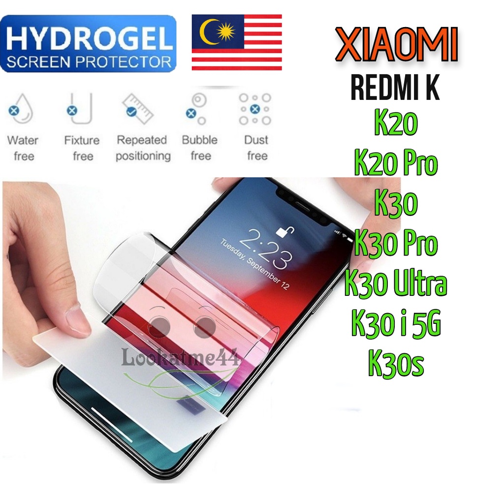 ไฮโดรเจล - Xiaomi Redmi {K} K20/ K20 pro/ K30/ K30 Pro/ K30 Ultra/ K30i 5G/ K30S ปกป้องหน้าจอ(ด้านหน