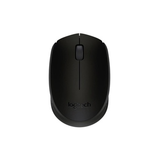 Logitech B170 Wireless Mouse, 2.4 GHz with USB Nano Receiver - Black (เมาส์ไร้สาย usb)