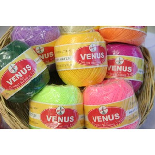 ไหมวีนัส venus  เบอร์ 16 สำหรับงานฝีมือ ทักเสื้อ กระเป๋า