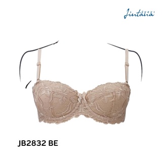 Jintana เสื้อชั้นใน (เสริมโครง) รุ่น Basic Bra รหัส JB2832 สีเบจ