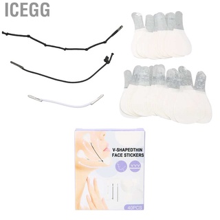 Icegg 40Pcs/Box V Line Face Lift Tape Sticker Lifting Swelling Reduction Neck Eye