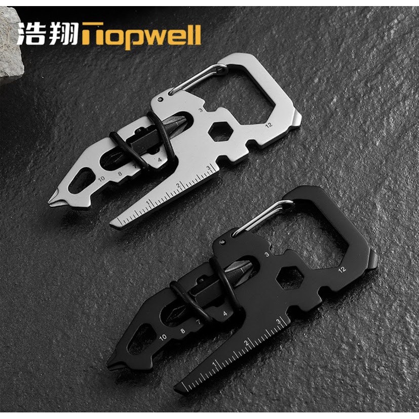 พร้อมส่ง EDC แบบพกพา 15 In 1เครื่องมือกลางแจ้งการ์ด Multitool Card สำหรับ Campers หกมุมประแจไขควงซ่อมบ้าน gadget