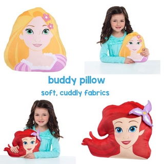 หมอนกอดตุ๊กตาเจ้าหญิงดิสนีย์ จากอเมริกา  : Disney Princess Character Head  Plush Pillow Buddy Toy