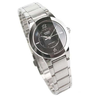 นาฬิกา Casio Standard รุ่น LTP-1230D-1CDF สายสแตนเลส หน้าปัดดำ (สินค้าขายดี) มั่นใจ ของแท้ 100% ประกันศูนย์ 1 ปีเต็ม