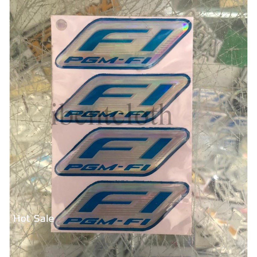 สติ๊กเกอร์ PGM FI MOTORCYCLE EMBLEM