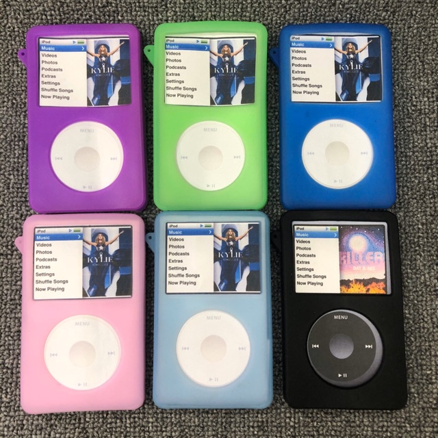 iPod classic video silicone case ซองซิลิโคน สำหไอพอดวีดีโอ ไอพอดคลาสสิค เจน5,6,7 ตัวบาง