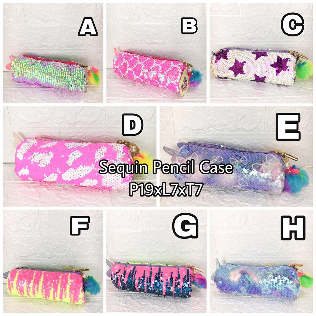 SEQUIN PECIL CASE MATERIAL SQ 600