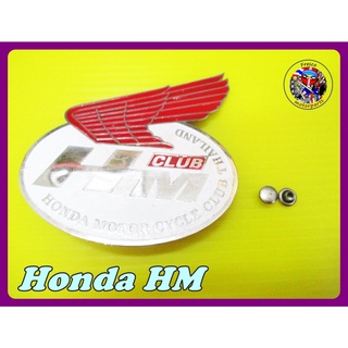 โลโก้บังลม ปีกนก -  Honda HM Red Wing Logo Badge Emblem