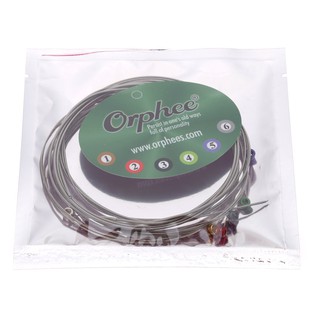 Orphee RX17 อุปรกณ์เครื่องดนตรี สายกีตาร์ไฟฟ้านิกเกิลอัลลอยด์ (.010-.046) 8%