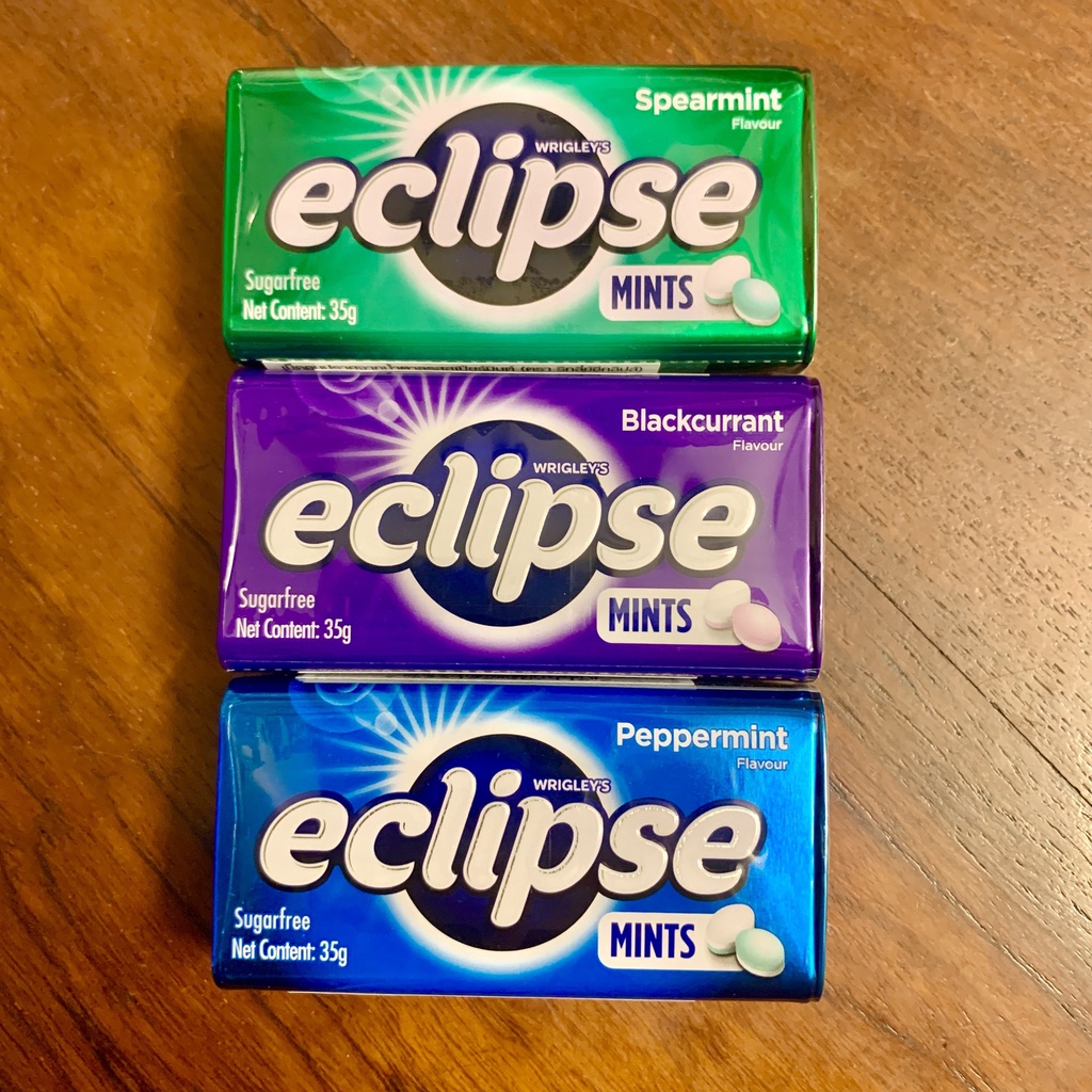 [พร้อมส่ง] ลูกอมอเมริกา Eclipse Sugarfree Mints 35g หลากรส