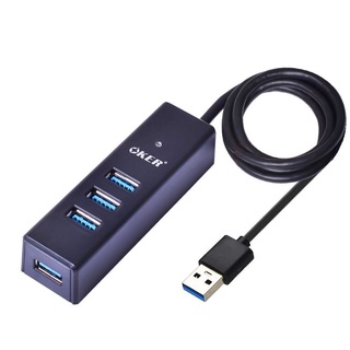 HUB USB 3.0 HUB OKER H-341H ดำ (Black)