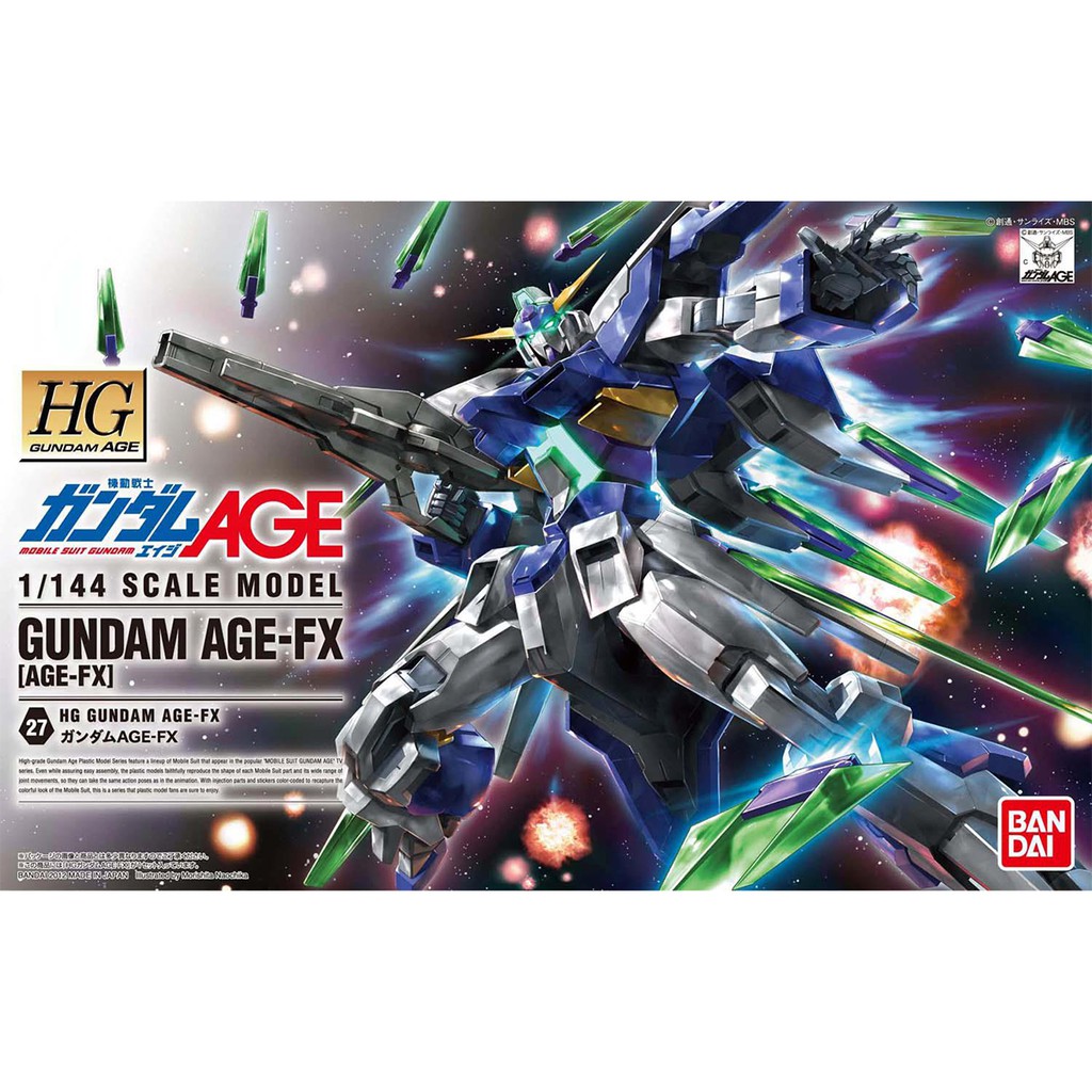 Bandai HG AGE Gundam AGE-FX : 526 ByGunplaStyle