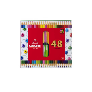 โปรโมชั่น : Colleen ดินสอสีไม้  787 24แท่ง 48 สี