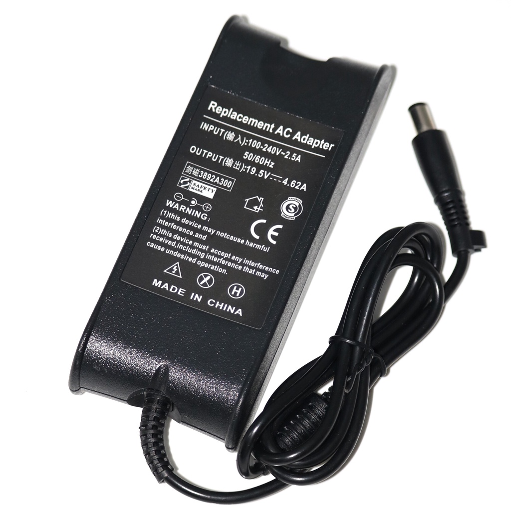 90W 19.5V 4.62A สําหรับ Dell Inspiron PA-12 PA-3E PA3E 0V0KR FA90PE1-00 9T215 DA90PE1-00 DA65NS4-00 