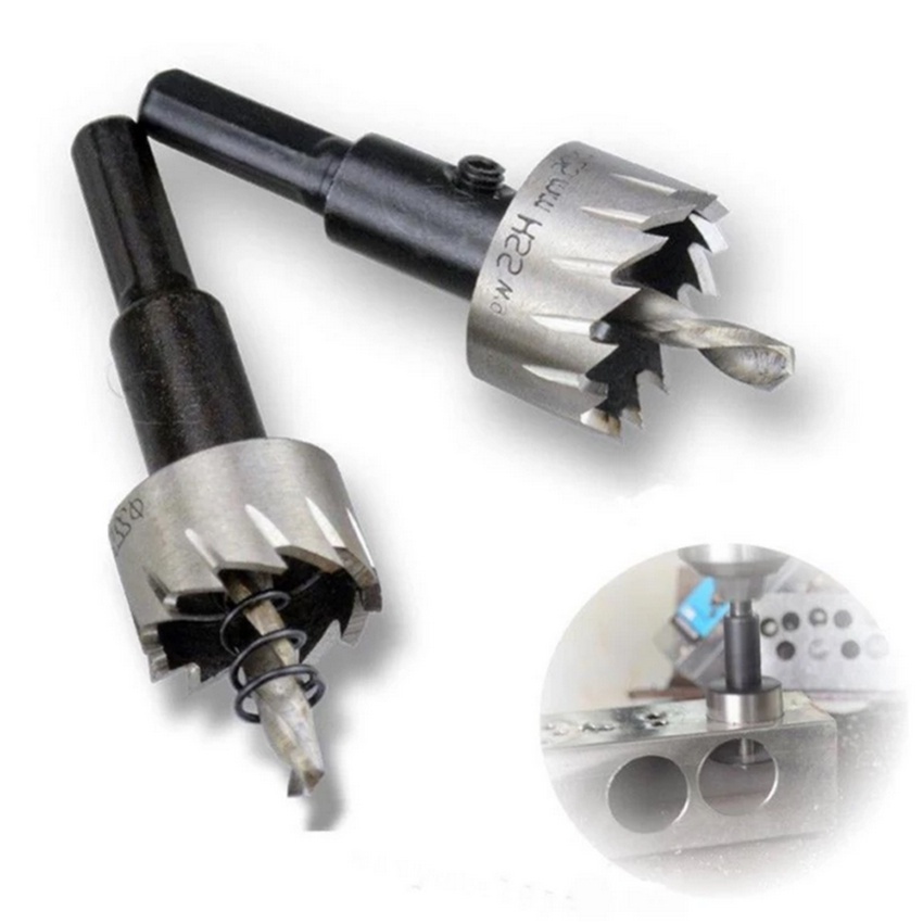 MT ดอกสว่าน โฮลซอเจาะเหล็ก อลูมิเนียม HSS 5 ชิ้น ขนาด 16-30 mm - รูปที่ 5