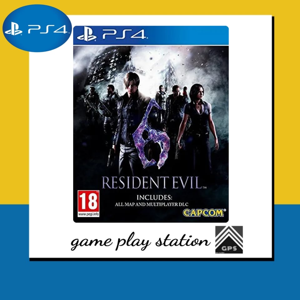 ps4 resident evil 6 ( english  zone 2 )