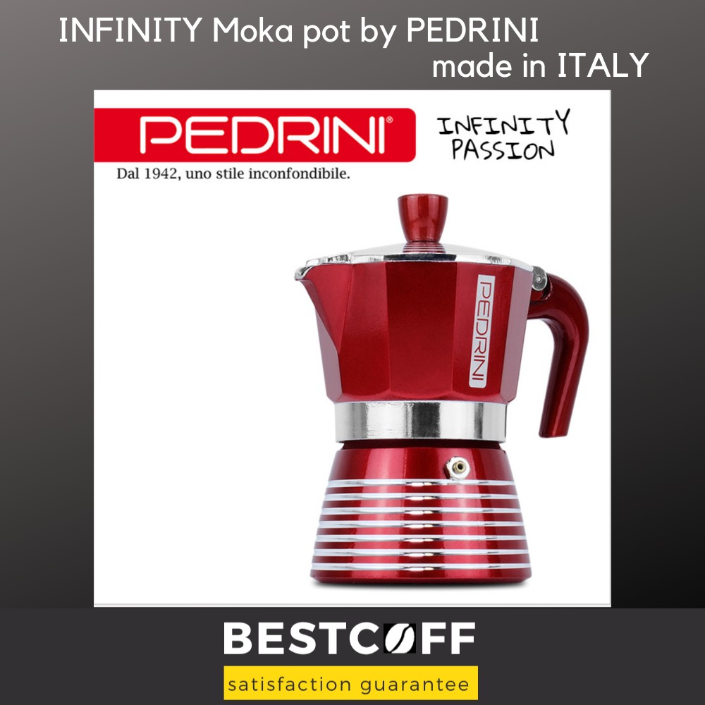 PEDRINI Caffe Moka pot made in ITALY