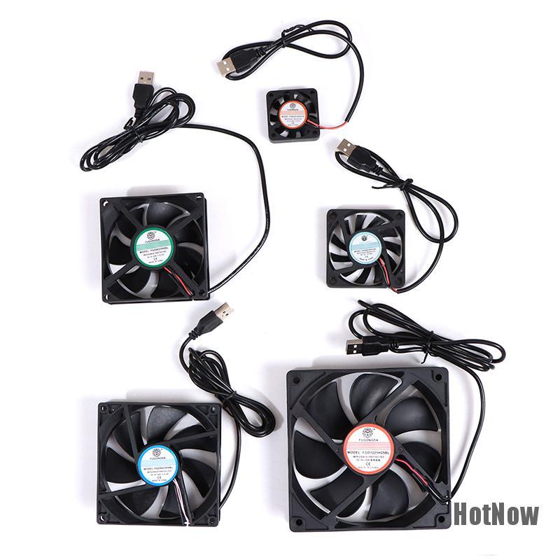 [HotNow] 5V USB Brushless Sleeve Bearing Fen Computer PC พัดลมระบายความร้อนเงียบ