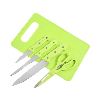 ชุดมีดทำครัว ชุดมีดและอุปกรณ์ทำครัวเซ็ต 5 ชิ้น Kitchen Knife Set