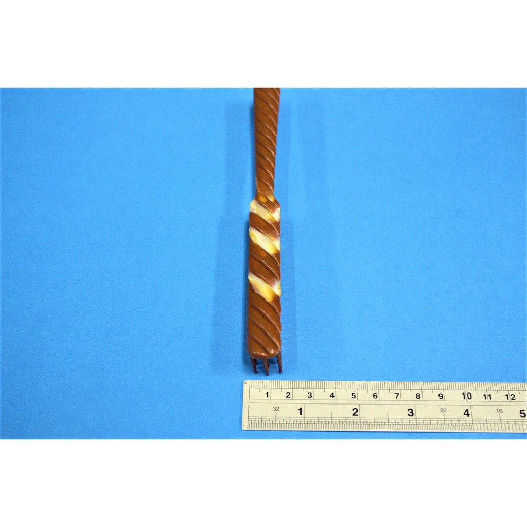 หวีแปรงเล็ก เกลียว สีไม้ (12 ชิ้น), Hairbrush 3003-07 (12 pieces) - รูปที่ 2