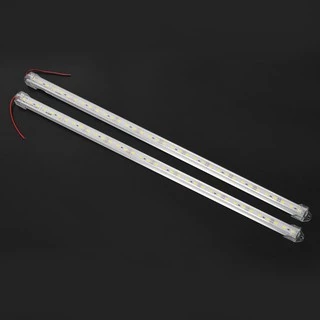 แถบไฟ LED อลูมิเนียม สีขาว กันน้ำ 12V ขนาด 50 เซนติเมตร 2 ชิ้น