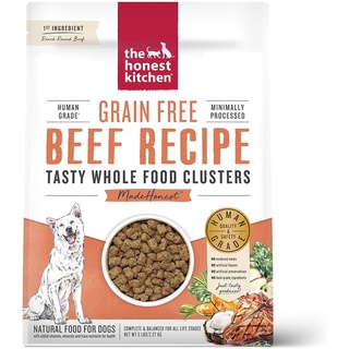 อาหารสุนัข The Honest Kitchen Whole Food Clusters สูตร Grain Free Beef Recipe ขนาด 2.27 kg