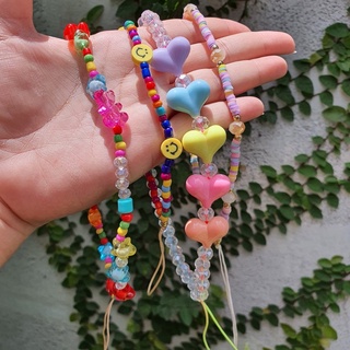 Phone charm สายคล้องโทรศัพท์ สายคล้องพวงกุญแจ สายคล้องมือถือ สายคล้องลายน่ารัก