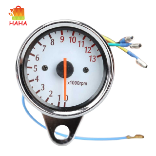 universal 13000 rpm มาตรวัดรอบเครื่องยนต์แบบอนาล็อกสําหรับรถจักรยานยนต์สกูตเตอร์