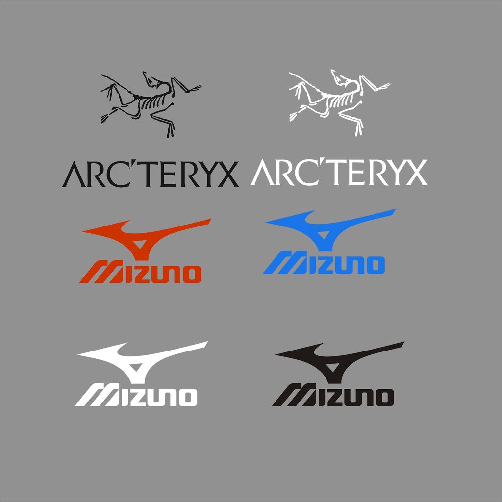 Mizuno Yonex ARCTERYX สติกเกอร์ขนาดเล็กที่มีรูปแบบการรีดใช้สำหรับแก้ไขเสื้อผ้าและกระเป๋าเป้สะพายหลัง