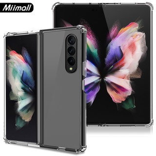 [พร้อมส่ง] เคสSamsung Galaxy Z Fold 3 2 เคสใสซิลิคอนนิ่ม TPU กันกระแทกสําหรับซัมซุง แซท โฟล์ด 2 / แซท โฟล์ด 3 Hard PC Slim Cases