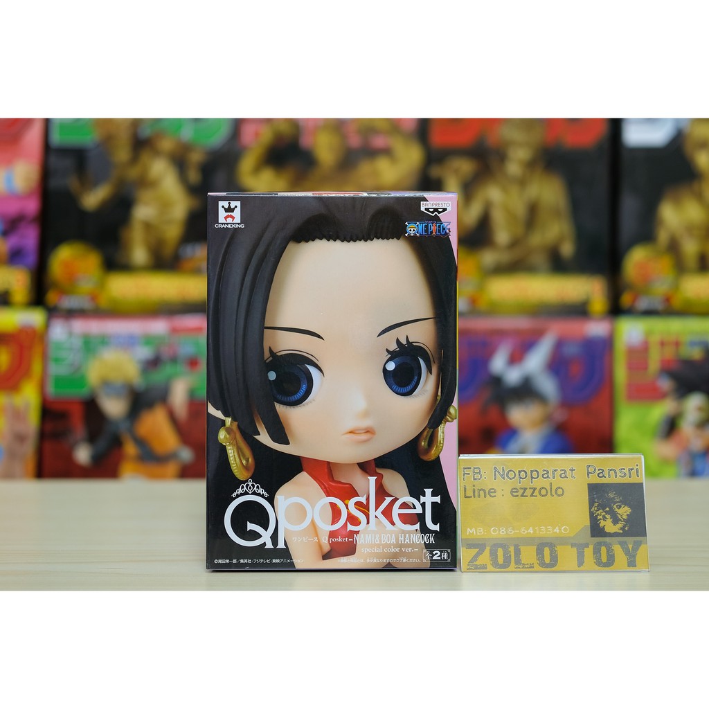 One Piece Q Posket Boa Hancock Red. Shopee Thailand