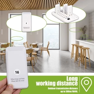 【จัดส่งในท้องถิ่น】Retekess TD157 ระบบเรียกคิว เพจเจอร์เรียกคิว แบบไร้สาย ระบบเรียกคิว เครื่องไร้สาย 1-99 ปุ่มกดระบบสัมผัส สำหรับร้านอาหาร 16 เครื่อง