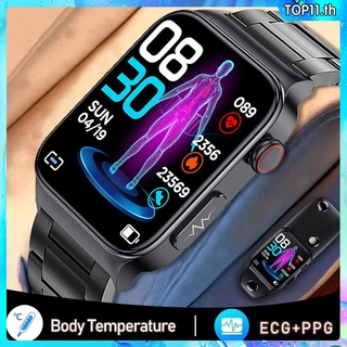 E500 สมาร์ทวอทช์ วัดความดันโลหิต ECG กันน้ํา PK W27 pro T900 pro