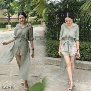 เดรสเชิตวินเทจ ผูกโบว์ หรือใส่ชายปล่อยก็เก๋ๆ