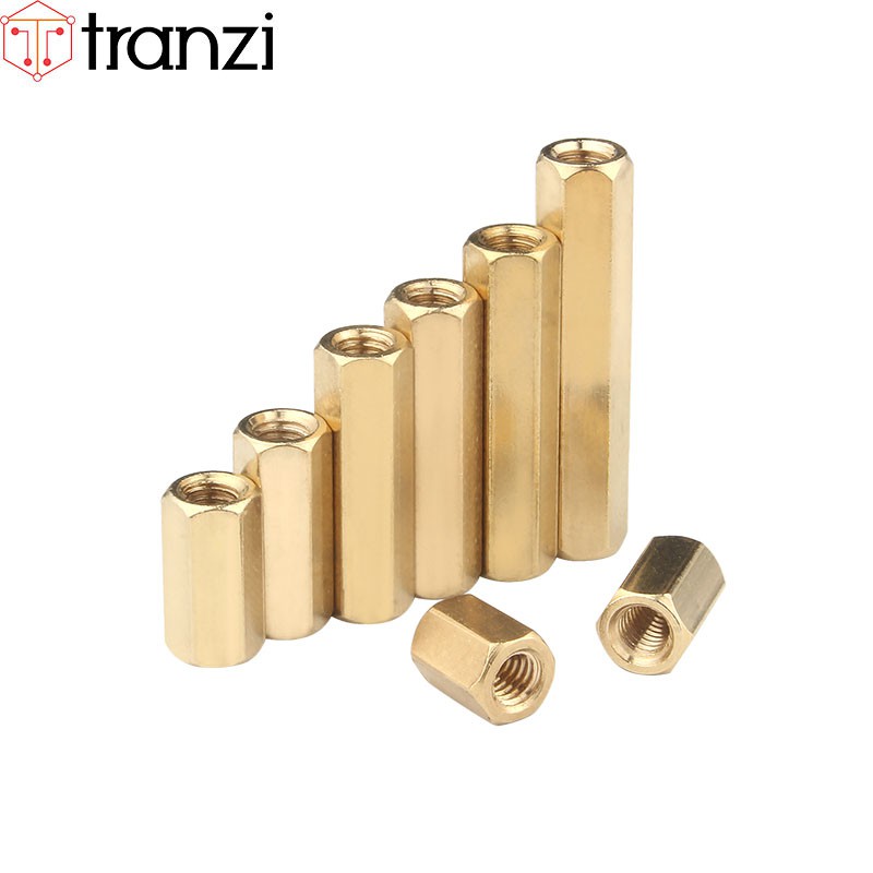 เสาสกรูหกเหลี่ยมทองแดง M3