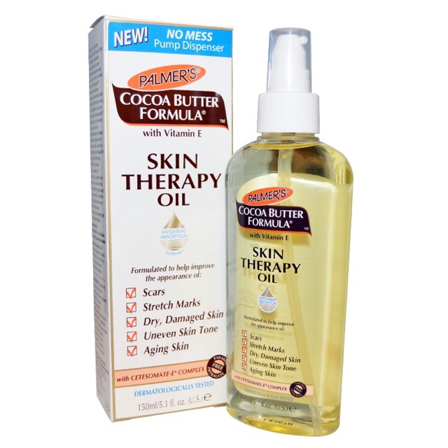 ✨ ออยล์ผิวเนียน Glow 150 ml✨  Palmer’s Cocoa Butter Formula Skin Therapy Oil 150 ml