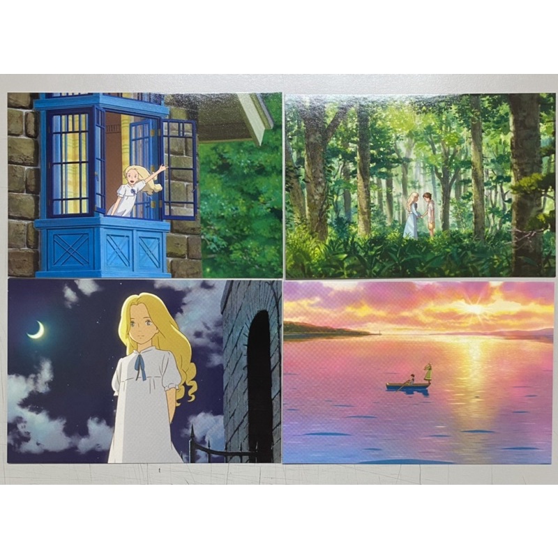 When Marnie was there 🛶 Studio Ghibli Postcard