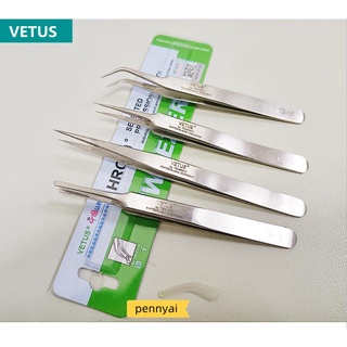 แหนบป้องกันไฟฟ้าสถิตย์/แหนบความแม่นยำสูง VETUS ของแท้ TS-10ESD